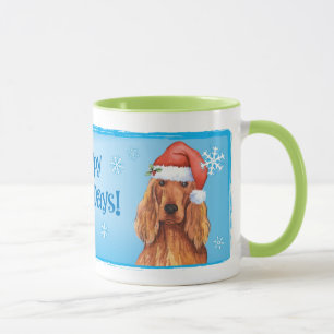 Happy Howlidays Irish Setter Mug