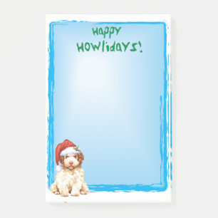 Happy Howlidays Lagotto Romagnolo Post-it Notes