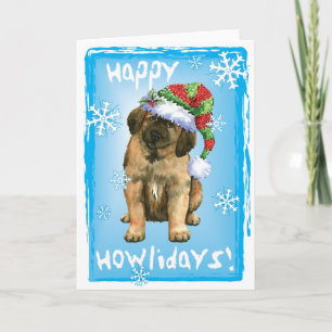 Happy Howlidays Leonberger Holiday Card
