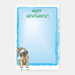 Happy Howlidays Leonberger Post-it Notes