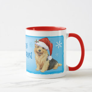 Happy Howlidays Norfolk Terrier Mug