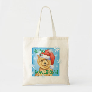Happy Howlidays Norwich Terrier Tote Bag