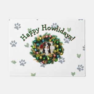 Happy Howlidays Photo Image Doormat