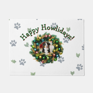 Happy Howlidays Photo Image Doormat