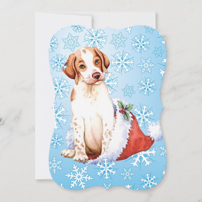 Happy Howlidays Pointer Holiday Card (Front)