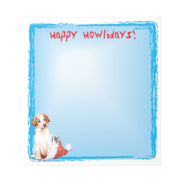 Happy Howlidays Pointer Notepad (Front)