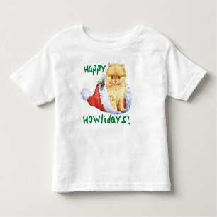 Happy Howlidays Pomeranian T-Shirt