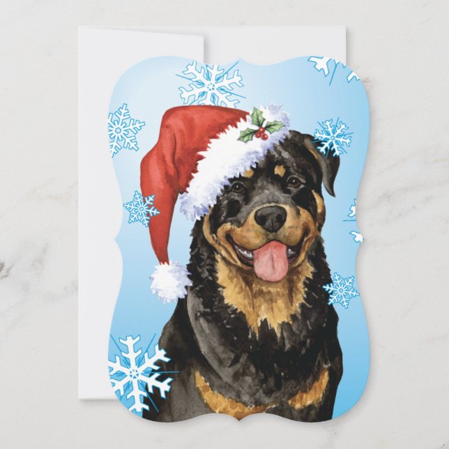 Happy Howlidays Rottweiler Holiday Card (Front)