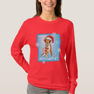 Happy Howlidays Saluki T-Shirt