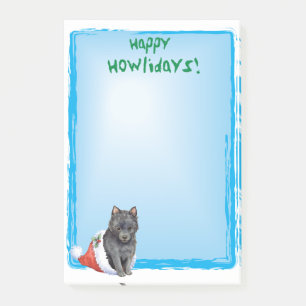 Happy Howlidays Schipperke Post-it Notes