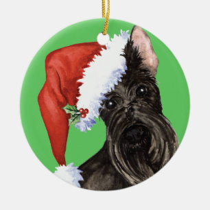 Happy Howlidays Scottish Terrier Ceramic Tree Decoration