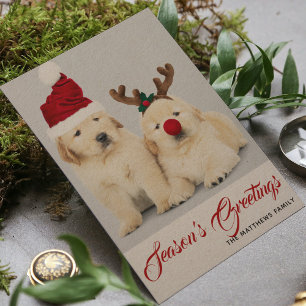 Happy Howlidays Season's Greetings Photo Christmas Holiday Card