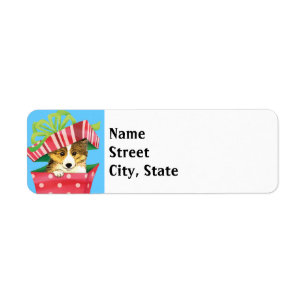 Happy Howlidays Sheltie Return Address Label