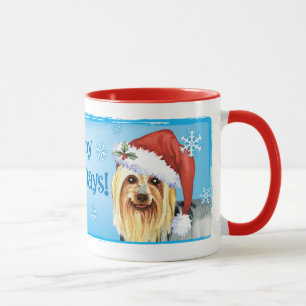 Happy Howlidays Silky Terrier Mug