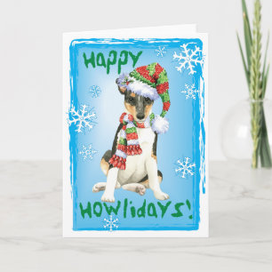 Happy Howlidays Smooth Collie Holiday Card