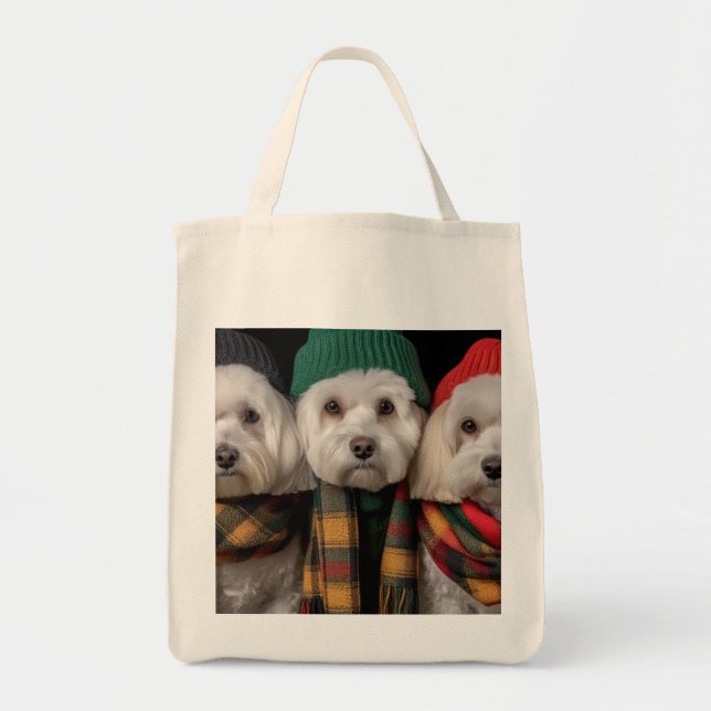 Happy Howlidays Tote Bag (Front)