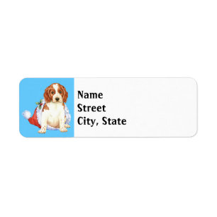 Happy Howlidays Welshie Return Address Label