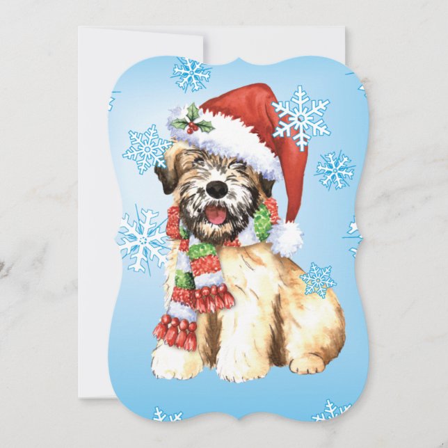 Happy Howlidays Wheaten Holiday Card (Front)