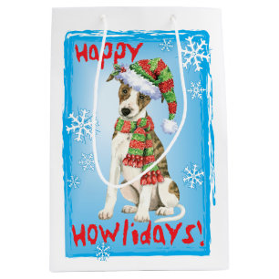 Happy Howlidays Whippet Medium Gift Bag