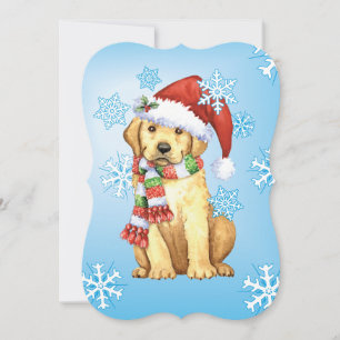 Happy Howlidays Yellow Lab Holiday Card