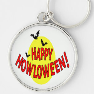 "HAPPY HOWLOWEEN" BATS KEY RING