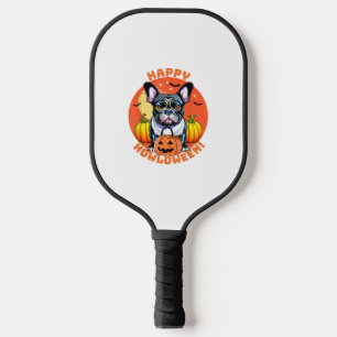 Happy Howloween French Bulldog frenchie dog hallow Pickleball Paddle
