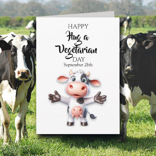 Happy Hug a Vegetarian Day! Card