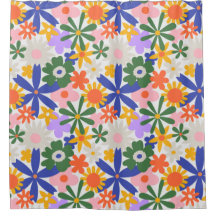 Happy Huge Primary Colour Flowers Explosion