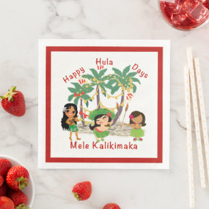 Happy Hula Days Paper Napkin