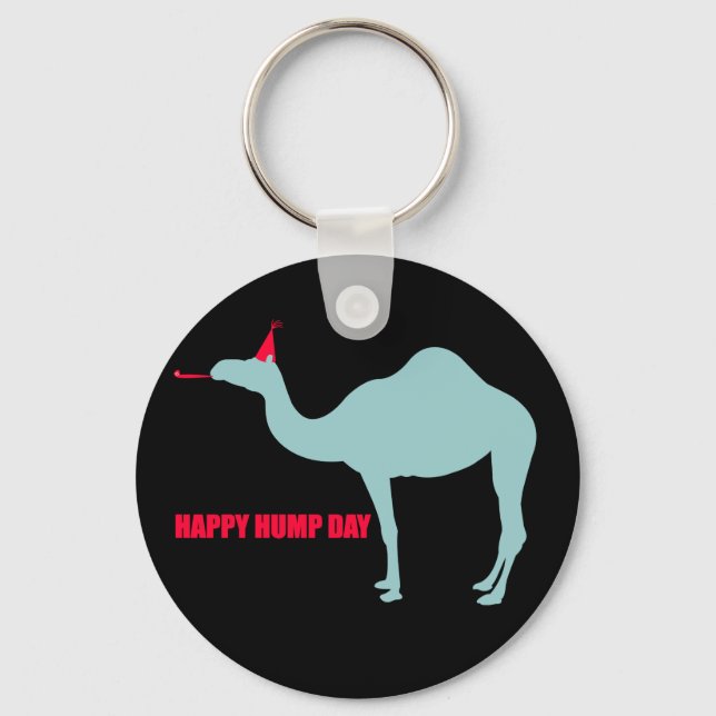 Happy Hump Day Camel Key Chain (Front)