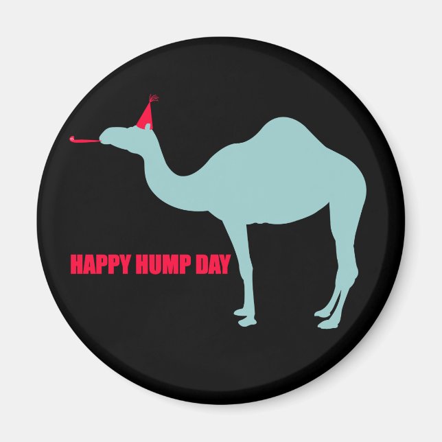 Happy Hump Day Camel Magnet (Front)