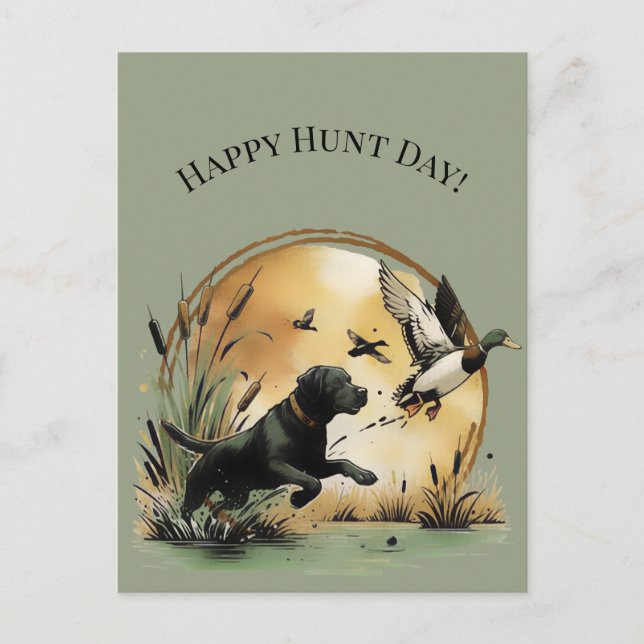 Happy Hunt Day! Postcard (Front)