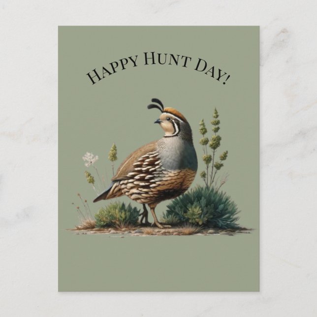 Happy Hunt Day! Postcard (Front)
