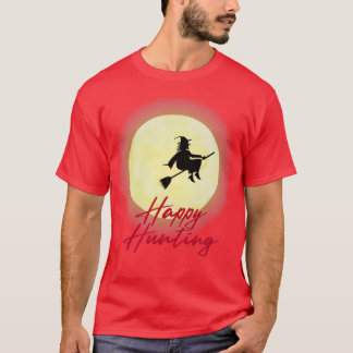 Happy Hunting Halloween Witch Halloween Costumes T-Shirt