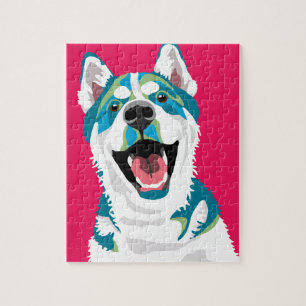 Happy Husky Jigsaw Puzzle