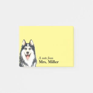 Happy Husky Personalised Notes