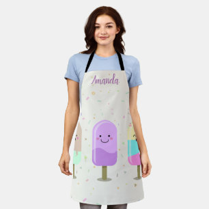 Happy Ice Cream Smiling Bars & Popsicles Apron