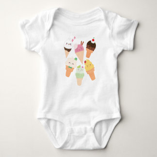 Happy Ice Creams Baby Bodysuit