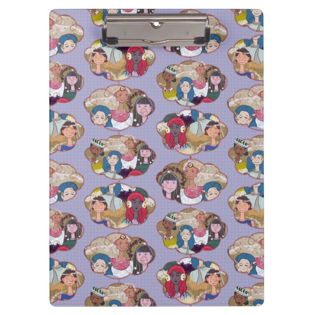 Happy Illustrated Clipboard (Front)