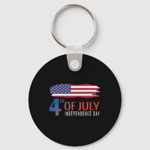 Happy Independence Day 2023 American Flag For Men Key Ring