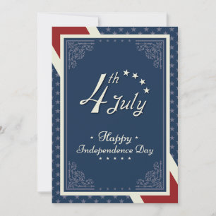Happy Independence Day America Holiday Card