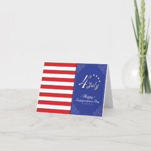 Happy Independence Day America Thank You Card