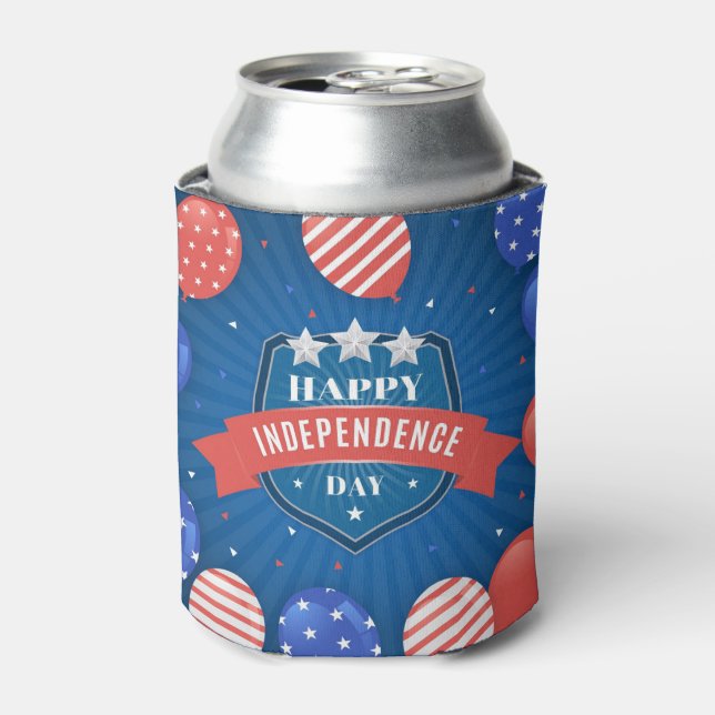 Happy Independence Day  Can Cooler (Can Front)