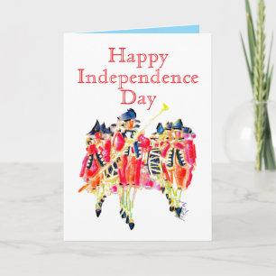 Happy Independence Day Fifes and Drums Card