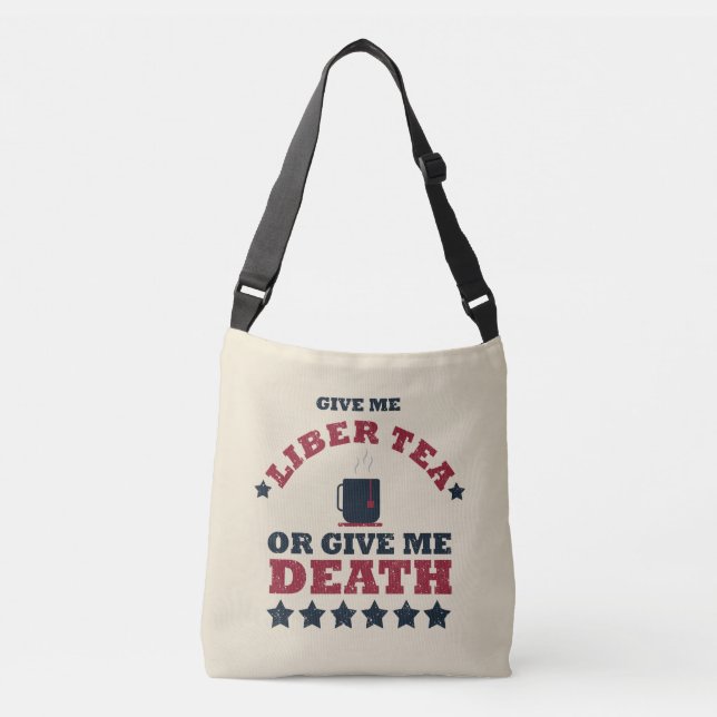 Happy independence day funny 4th of july crossbody bag (Front)