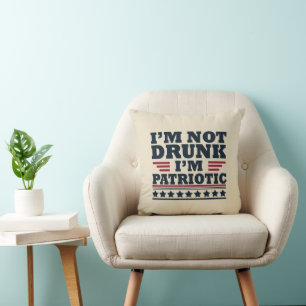 Happy independence day funny 4th of july cushion