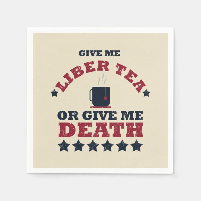 Happy independence day funny 4th of july napkin (Front)