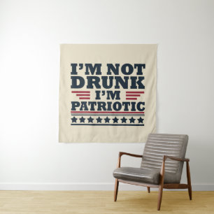 Happy independence day funny 4th of july tapestry