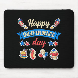 Happy Independence Day - Independence 4th Of July Mouse Pad