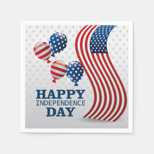 Happy Independence Day  Napkin